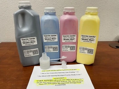4 Toner Refill for Samsung X7400 7500 7600 8640 8650 9201 9251 9301, X4250 X4300 - Image 1 of 4