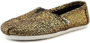 Toms Classics Bronze Glitter Wool UK 5.5 Womens Flats - Picture 1 of 4