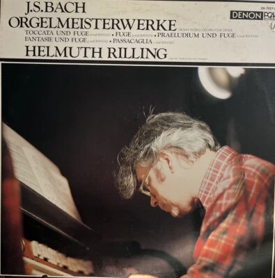 Helmut Rilling Bach Toccata & Fugue Bwv565 Passacaglia Bwv582 Vinyl Record LP NM - Image 1 of 4