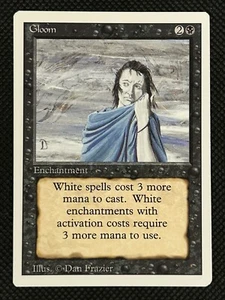 MTG / Magic: The Gathering - 3ª Edizione Revisionata - Gloom - Foto 1 di 2
