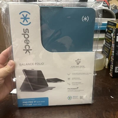 Speck Products iPad Pro 11” (2022) Balance Folio con Microban (Deep Sea Teal) Foto 1 de 4