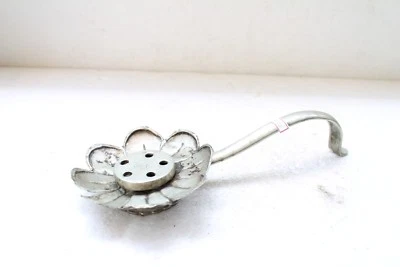 Antiguo soporte para palo de incienso alemán de plata/metal blanco/pátina bonita Aarti NH4840 Foto 1 de 4