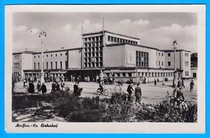 2030 AK Meißen in Sachsen Bahnhof 1956 - Bild 1 von 2