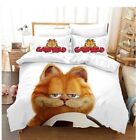 Garfield: The Movie 3D Bedding Set 2/3Pc Duvet Cover Pillowcase 4 Sizes 3A M1