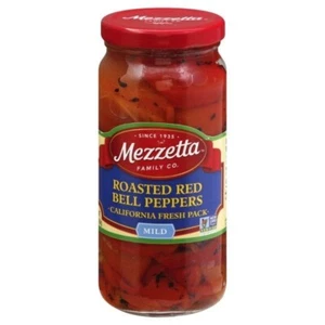 Mezzetta Roasted Red Bell Peppers Mild 16 fl oz Jar Brand New - Picture 1 of 2
