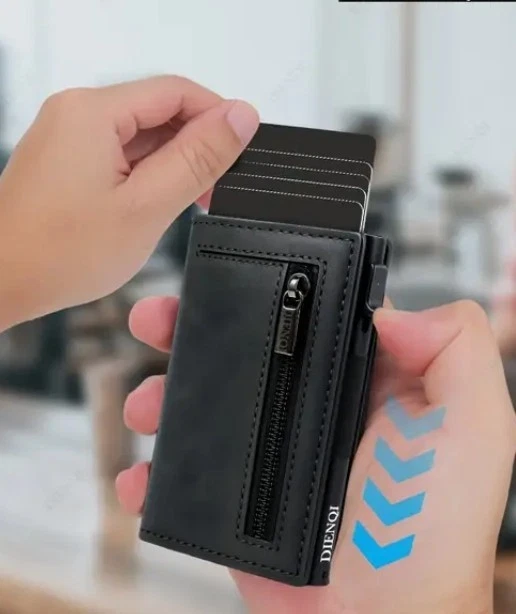 Smart Wallet Herren Geldbörse RFID Blockierung Schwarz Neu mit Etikett RFID . - Bild 1 von 4