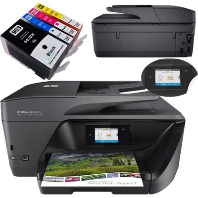 HP Office Jet Pro 6970 4-in-1 Kopierer, Drucker, Scanner, Fax - Bild 1 von 4