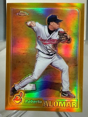 2001 年 Topps Chrome 'Retrofractor' Roberto Alomar #365 HOF'er — 第 1/3 张图片