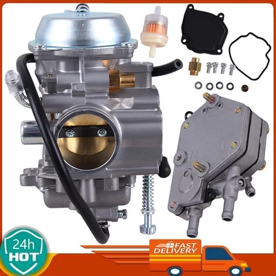 For Polaris Sportsman 500 HO 400 450 335 700 600 Carburetor w/ Fuel Pump Kit USA - Imagem 1 de 4