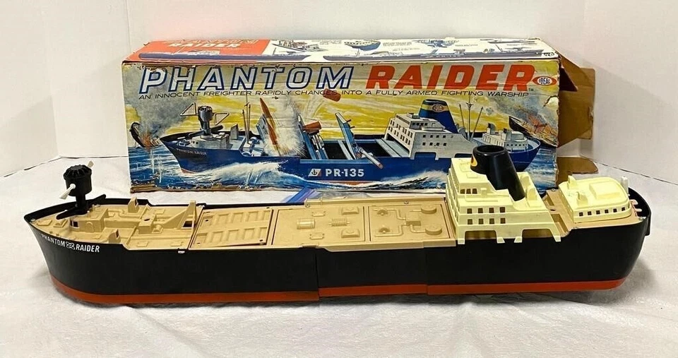 Винтажный идеальный Phantom Raider боевой корабль PR-135 1964 w/коробка--1806.25 - Изображение 1 из 4