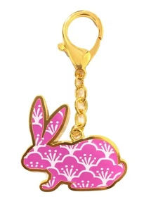2026 Feng Shui Chinese Astrology Ally Pig Rabbit Amulet Keychain - Picture 1 of 1