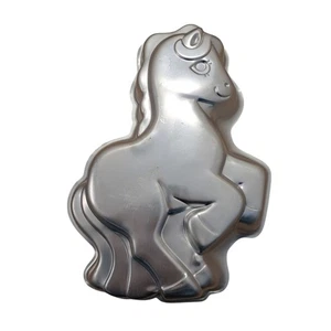 Vintage Wilton 1986 My Little Pony Silver Baking Cake Pan Mold - Picture 1 of 8