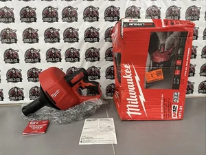 Milwaukee 2571-20 M12 12-V Lithium-Ion Cordless Drain Snake Auger Tool Only H19 - Picture 1 of 6