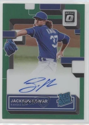 2022 Donruss Optic Rated Rookie Signatures Green Prizm /5 Jackson Kowar Auto RC - Image 1 of 2