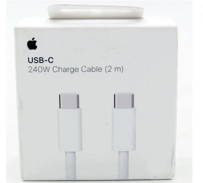 Cable de carga USB-C Apple 240 W 2 m 6 pies ‎ MYQT3ZM/A en paquete original al por menor Foto 1 de 2