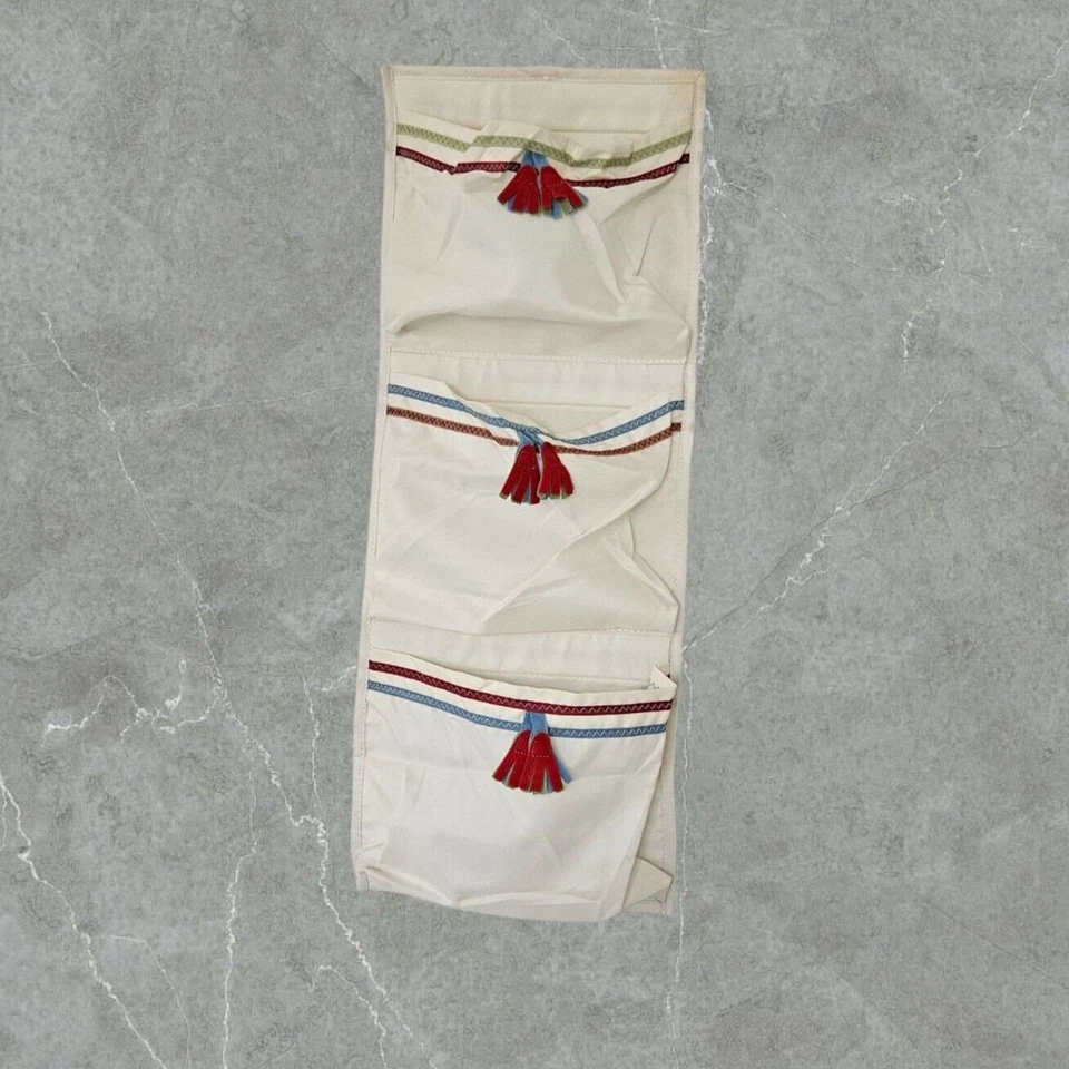 Ikea Nursery Storage Organizer Hanging Shelves Children 3 Tier Beige - Image 1 of 4