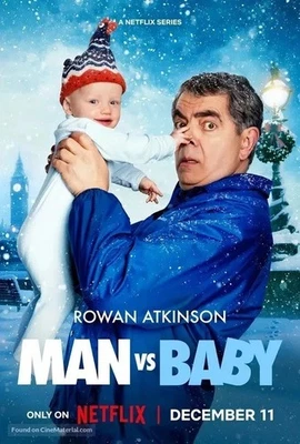Man vs Baby (2025) – Holiday Movie Poster, Christmas Film Art Print for Fans - Image 1 of 4