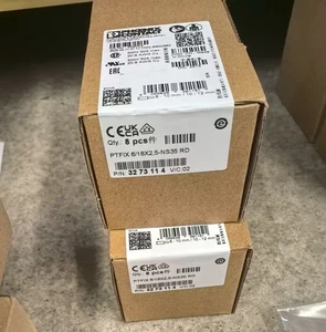 8PCS Phoenix Contact 3273114 wiring board PTFIX 6/18X2,5-NS35 RD - Picture 1 of 2