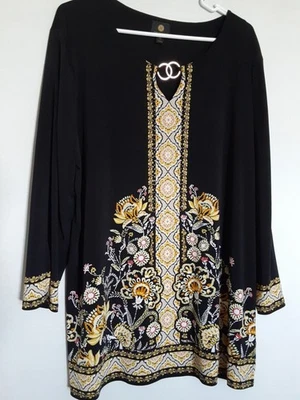 Jm Collection Tunic Style Top Womens Size Xxl - Image 1 of 4