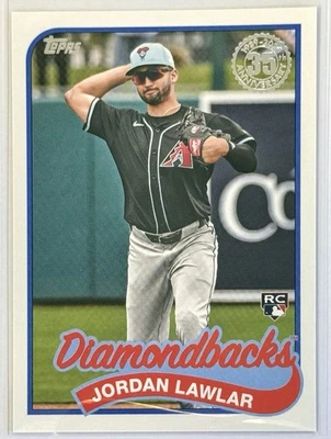 2024 Topps Update '89 Topps #89US40 Jordan Lawlar - Image 1 of 2