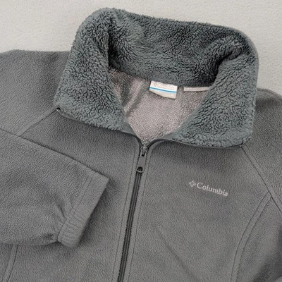 Chaqueta Columbia Mujer Gris Medio Omni-Calor Cremallera Completa Vellón Térmico Reflectante Foto 1 de 4