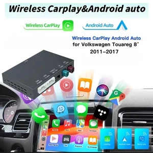 Wireless Carplay Android Car Module For Volkswagen Touareg With 8inch 2011-2017 - Picture 1 of 8