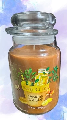Yankee Candle Honey Bee Tea Tarro Grande Vela Foto 1 de 3