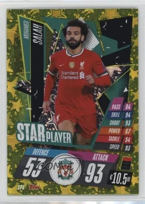 2020-21 Topps Match Attax UCL Star Player Mohamed Salah #SP5 - Image 1 of 2