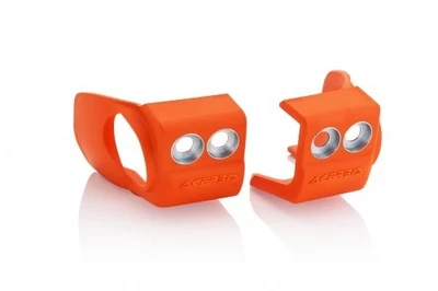 PROTEZIONE PIEDINO PIEDINI FORCELLA MOTO ENDURO CROSS KTM HUSQY GAS GAS SHERCO - Immagine 1 di 4