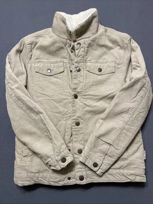 Chaqueta de camionero Brooklyn Cloth Co Sherpa forrada de pana talla mediana Foto 1 de 4