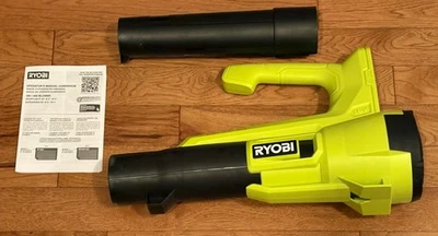 Реактивный вентилятор Ryobi 18 В с переменной скоростью воздуходувка для листьев 100 миль/ч 350 куб. футов/мин PCLLB01 (только инструмент) - Изображение 1 из 4
