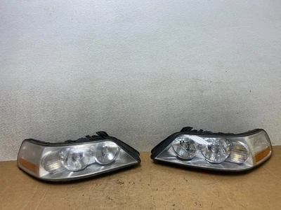 2005 to 2011 Lincoln Town Car Left+Right Side Headlights DEPO T3386 DW - Image 1 of 4