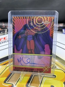 2025 Topps Finest X-Men 97 #VA-MW MAGNETO Voice Actor AUTO Orange Refractor /25 - Picture 1 of 2