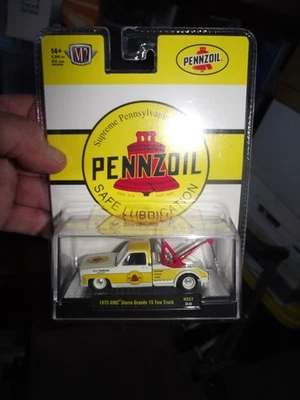 Grúa GMC Sierra Grande 1500 1975 M2 1/64 Pennzoil HS57 NUEVA EN CAJA Foto 1 de 2