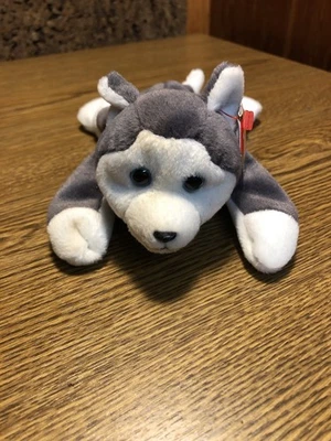 Gorro Husky Dog Beanie Baby Vintage 1996 "Nanook" - Imagem 1 de 4