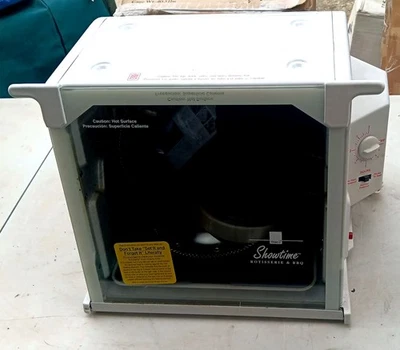 复古 Ronco Showtime 烤架和烧烤炉 型号 4000 白色 全尺寸 从未使用过 — 第 1/4 张图片