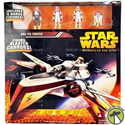 Star Wars EP III RotS La Venganza de los Sith ARC 170 Luchador con Estatuillas Juego Foto 1 de 4
