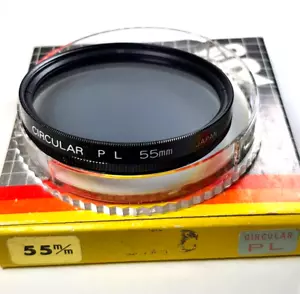 55mm Circular Polarizer CPL Glass Lens Filter P-CL 55 mm Polarizing Rokunar E55 - Picture 1 of 4