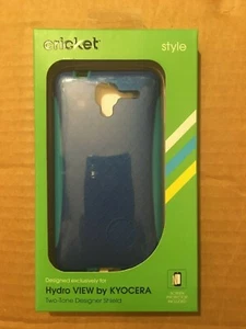 NEW CRICKET KYOCERA HYDRO VIEW Two Tone Designer Shield Screen Protector Case - Picture 1 of 10