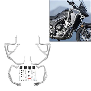 Upper & Lower Crash Bars Engine Guard Protectors Fit For Honda CB500X 2019-2023 - Picture 1 of 15