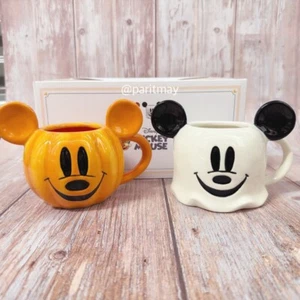 Pottery Barn Kids Disney Mickey Mouse Halloween Mug Set (NEW IN BOX) - Picture 1 of 2