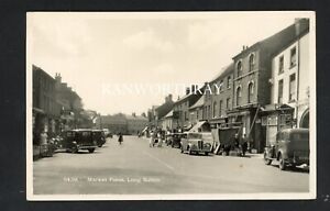 RP  WISBECH MARKET PLACE STREET SCENE   LINCS LINCOLNSHIRE POSTED 1953  #2013
