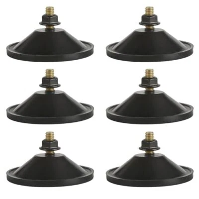 Ventosa AccEncyc 6 piezas fuerte engrosada PVC transparente colores surtidos  Foto 1 de 4