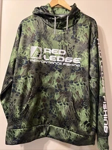 Camisa Red Ledge Para Hombres Performance Pesca con Capucha LS Prym1 Verde Camuflaje Talla Grande - Imagen 1 de 10