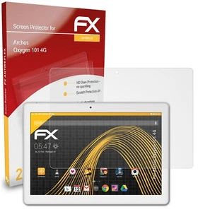 atFoliX 2x Screen Protection Film for Archos Oxygen 101 4G matt&shockproof - Afbeelding 1 van 8