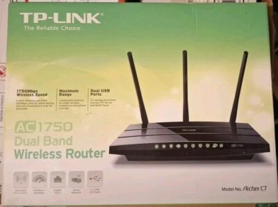 TP-Link Archer C7 Gigabit-WLAN-AC-Router 1300 Mbps 4 Ports (Archer-C7) - Bild 1 von 3