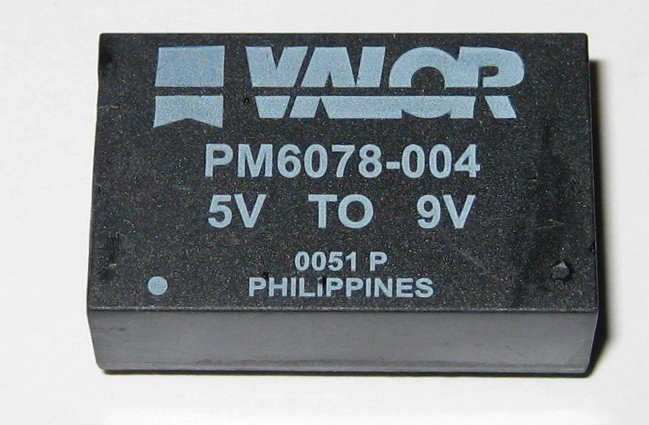 Valor DC-DC Converter - 9V DC / 90 mA Out - Compact 33mm x 20mm Fits IC Socket  - Image 1 of 4