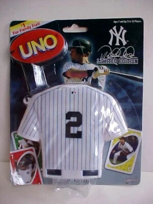 UNO Derek Jeter Jersey Case Limited Edition Card Game Sealed - Image 1 of 4