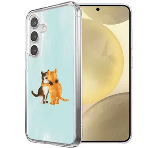 For Samsung Galaxy S (S25,S24,S23,S22,S21),Slim Cover,Meoww Print,USA - Picture 1 of 26
