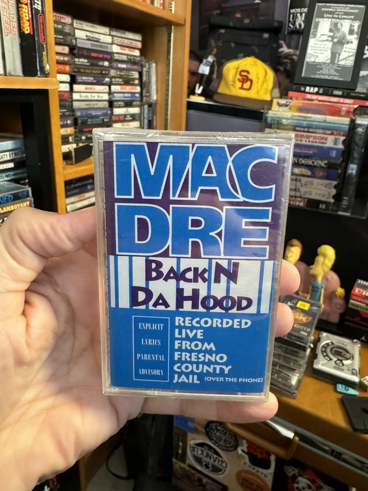 Mac Dre Back N Da Hood Sealed Cassette Bay Area Rap Strictly Business Rare OOP Foto 1 de 3